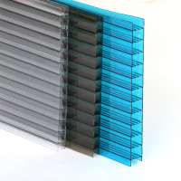 10mm custom plastic pc hollow sheet multiwall polycarbonate panels